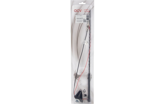 Universal roof antenna 16V AM/FM amplified (active) 72 degree mounting angle, Image 4