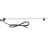 Window style antenna AM/FM chrome 100cm 3-part extendable