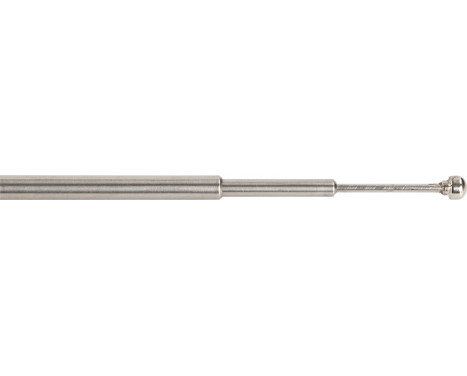 Window style antenna AM/FM chrome 100cm 3-part extendable, Image 3
