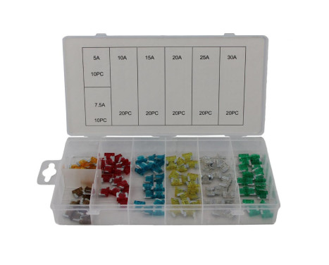 Assortment Micro fuses 120 pcs