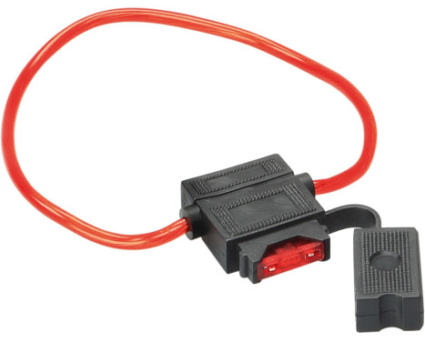 ATC fuse holder 10 A fuse/30 cm cable red