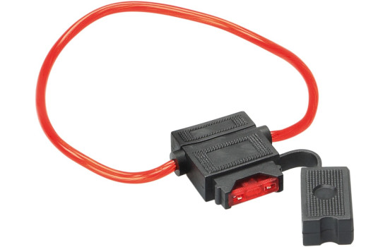 ATC fuse holder 10 A fuse/30 cm cable red