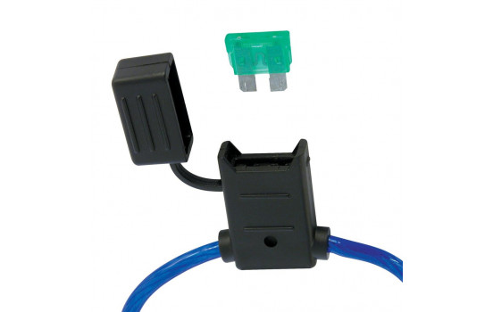 Fuse holder + plug fuse 30A.