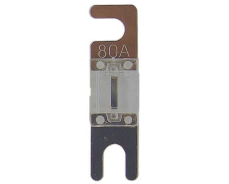 Mini ANL fuse 80 Ampere silver 4 pieces