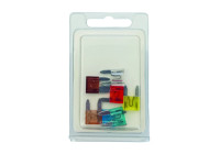 mini fuse assortment.1x 5/7.5/10/15/20/25/30 amps in blister