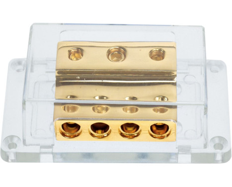 Power distribution block (gold) 1x50mm² + 2x20mm² / 4x20mm²