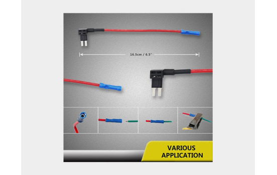Recoil fuse holder bypass ACZ 10x (incl. 10x 10A & 10x 20A fuses), Image 4