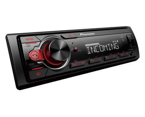 Pioneer MVH-330DAB Receiver 1DIN USB/BT/DAB+ red