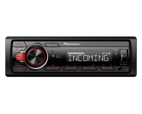 Pioneer MVH-330DAB Receiver 1DIN USB/BT/DAB+ red, Image 2