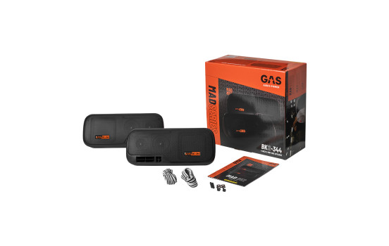 GAS MAD BK2-344 3-way box speaker - black, surface-mounted speaker, Image 7