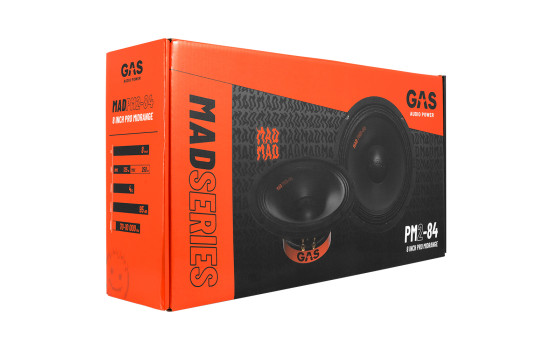 GAS MAD Level 2 Midrange Driver 8", Image 3