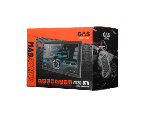 GAS MAD M230BTN 2-DIN, BT, USB, AUX, DSP, Image 6
