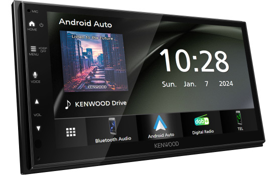 Kenwood DMX5023DABS - Multimedia system - 6.8" touchscreen - Apple Carplay and Android Auto