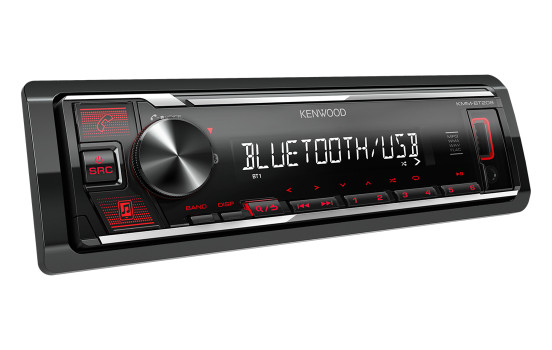 Kenwood KMM-BT209 Car Radio - USB/BT Red, Image 2