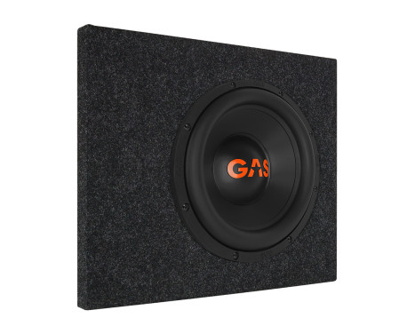 10" ready-made subwoofer box for Scania CR20 with MAD S2-10D2 subwoofer, 300Watt RMS, 2+2Ohm