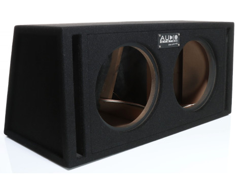 AUDIO SYSTEM Double-empty-housing. Bass-reflex-housing 2x30 Liter for 2x25 cm Bass