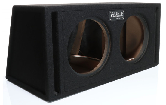 AUDIO SYSTEM Double-empty-housing. Bass-reflex-housing 2x30 Liter for 2x25 cm Bass
