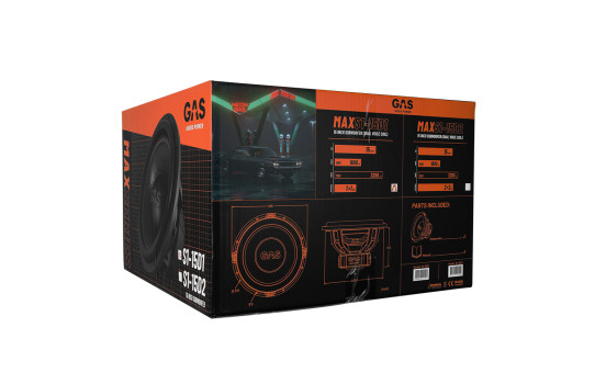 GAS MAX Level 1 Subwoofer 15'' 2x1 Ohm, Image 3