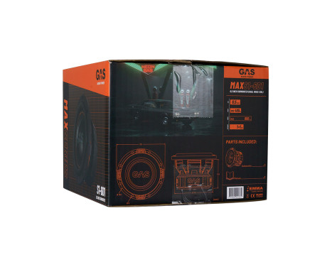 GAS MAX Level 1 Subwoofer 6.5" 2x1 Ohm, Image 9