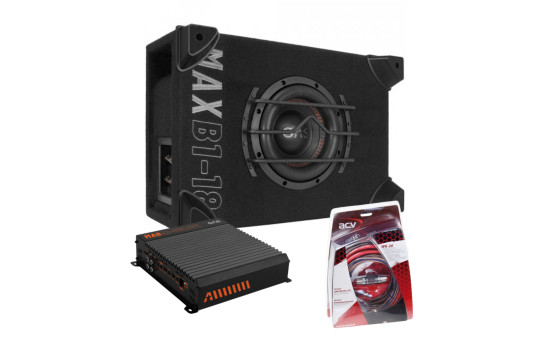 GAS MAX Subwoofer set MAX B1-18 + MAD A2-600.1DFL + WK-20