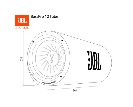 JBL BassPro Tube (BP12T) 12'' Active Subwoofer (Boombox), Image 9