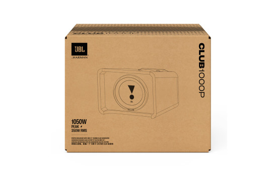JBL Club 1000P 10'' Passive Subwoofer (Boombox) with bass reflex port, Image 6