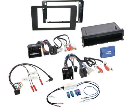 1-DIN Kit Audi A3 2003 > with compartment