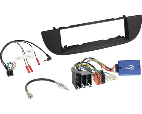 1-DIN kit Fiat 500 2008-2015