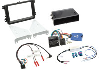 1-DIN Kit VW/Seat/Skoda with compartment