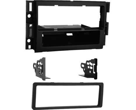1-DIN radio panel with compartment GM various vehicles (METRA), Image 5