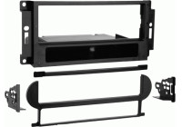 1-DIN radio panel with storage compartment Chrysler/Dodge/Jeep black