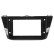 2-DIN 10" plate VW Tiguan 2016-2021 Piano Black