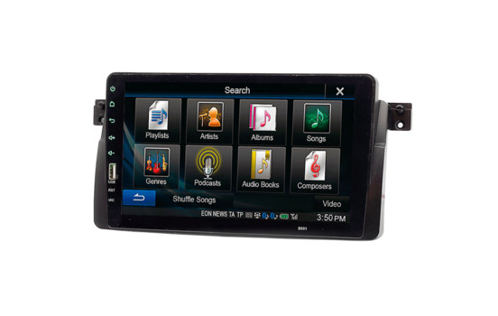 2-DIN 9" panel BMW 3 series (E46) 07/1998 - 02/2007 black, Image 4