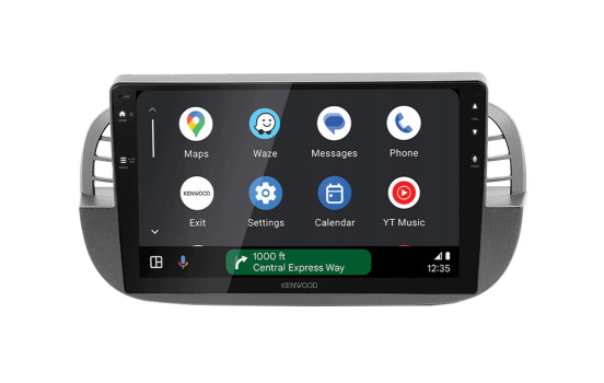 2-DIN 9" panel Fiat 500 10/2007 - 07/2015, Image 2