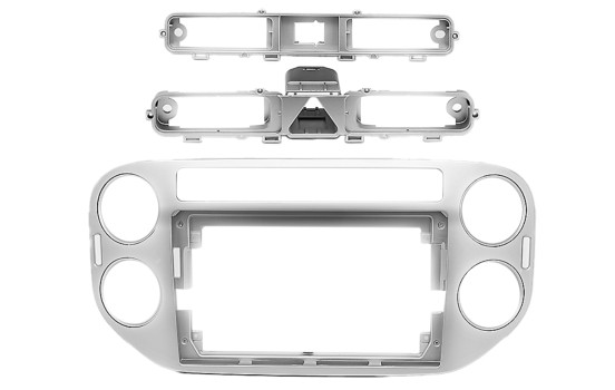 2-DIN 9" Panel Volkswagen Tiguan 2011-2016 Silver