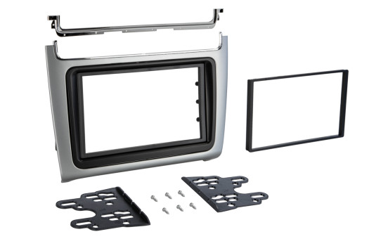 2-DIN frame Volkswagen Polo 2014-2017 Silver, Image 3