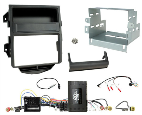 2-DIN Installation KIT Porsche Macan 2014-2016 without sound system, Info adapter