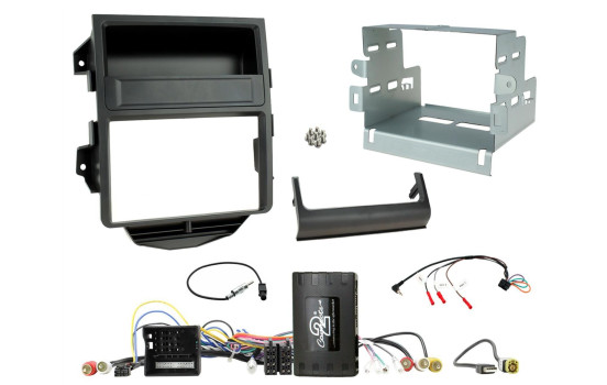 2-DIN Installation KIT Porsche Macan 2014-2016 without sound system, Info adapter