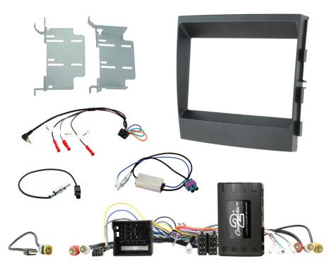 2-DIN Installation KIT Porsche Panamera 2009-2016 Info adapter/analog amplifier