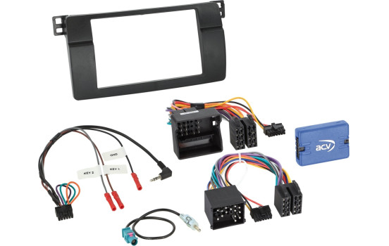 2-DIN kit BMW 3 Series (E46) Center mounting