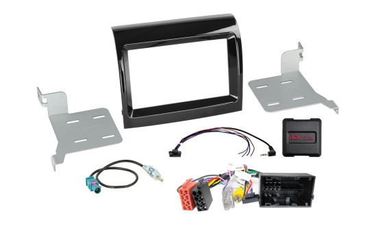 2-DIN Kit Flush-mounted KIT Fiat Ducato/ Citroën Jumper/ Peugeot Boxer(250*) Facelift 2016-> Piano lacquer Z, Image 4