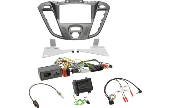 2-DIN Kit Ford Custom 2012-2016 Euro 5 Silver
