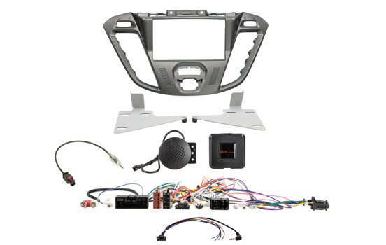 2-DIN Kit Ford Custom 2012-2016 Euro 5 Silver, Image 2