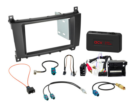 2-DIN Kit Mercedes Vehicles SWI/Analog/Antenna