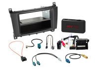 2-DIN Kit with Storage Tray Mercedes Vehicles SWI/Analog/Antenna