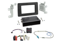 2-DIN Kit with storage tray Nissan/Opel/Renault Analog SWI/Antenna