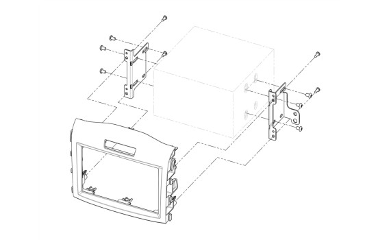 2-DIN Panel Honda CR-V 2012-2015, Image 4