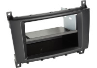2-DIN Panel Mercedes Benz C-Class / CLC-Class with pocket Color: Black