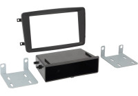 2-DIN Panel Mercedes Benz C-Class/ CLK-Class/ Vito/ Viano Color: Black