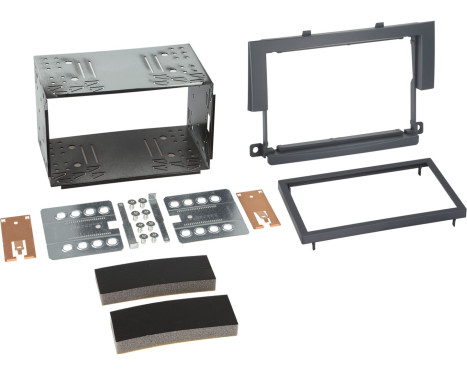2-DIN Panel Mitsubishi Colt 2004-2009 Color: Black, Image 3